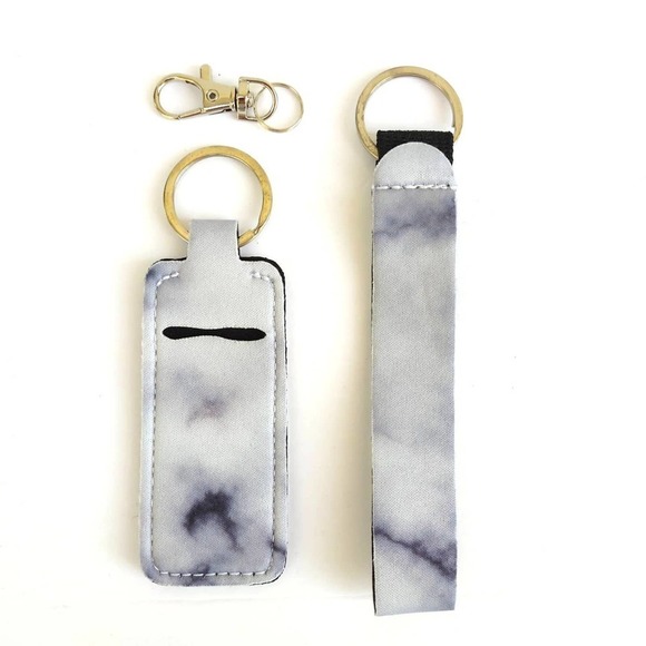 5 for $25 Stocking Stuffers Wrist Strap Lip Balm Holder Keychain Lipstick Holder - Picture 1 of 2